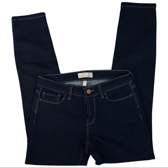 NWOT | Banana Republic | Dark Wash Skinny Fit Petite Jeans | Size 4P - Picture 2 of 7